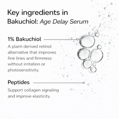 1% Bakuchiol + Peptides: Age Delay Serum